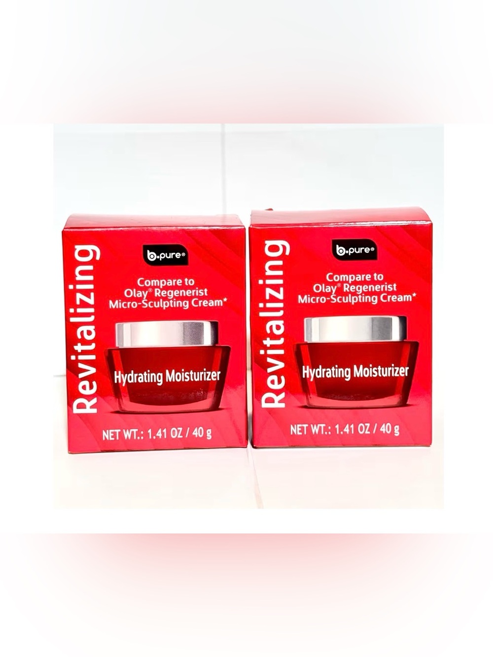 B-pure Revitalizing Hydrating Moisturizer for Face 1.41 oz (pack of 2)